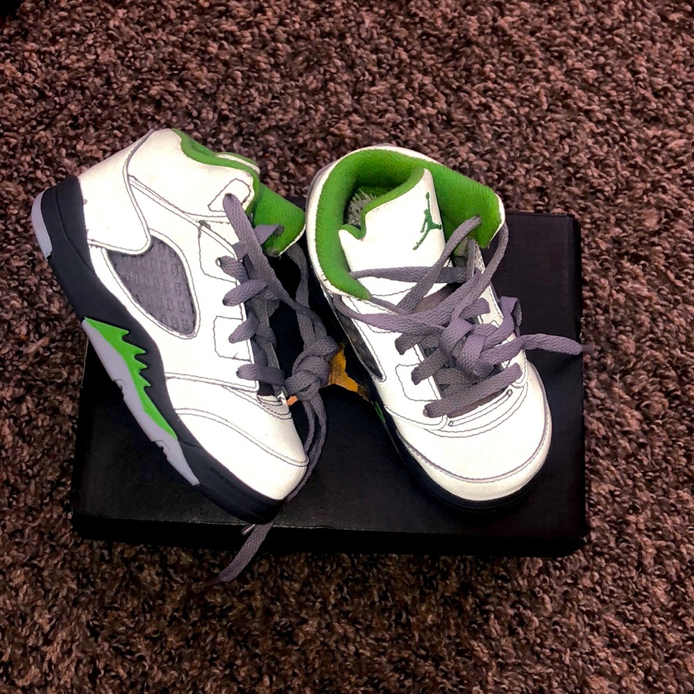 Toddler reflective retro jordan 5s